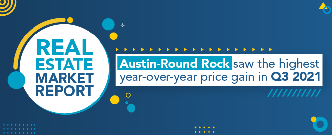 Austin-Round Rock is the area with the highest year-over-year price gain in NAR's latest market report.